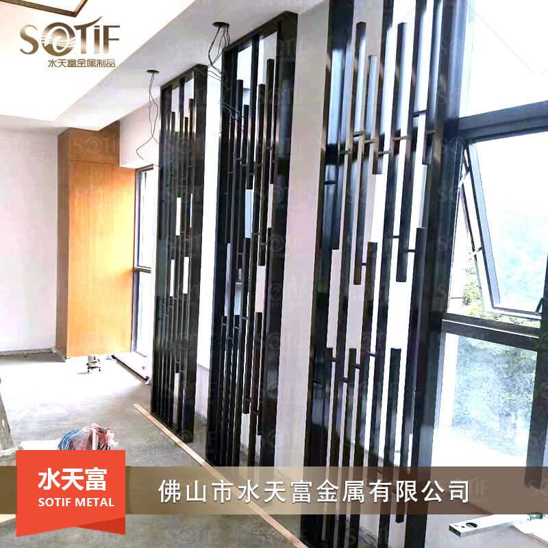現(xiàn)代輕奢不銹鋼屏風4
